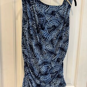 Michael Michael Kors like new size L Blue Tie-Dye Sleeveless top